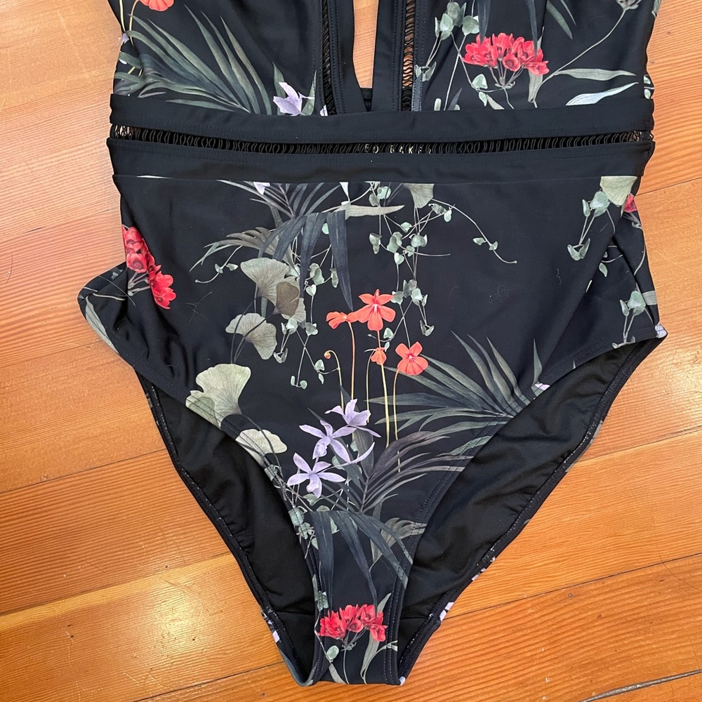 NWT Ted Baker Gessie Highland Plunge One Piece Swimsuit - Picture 16 of 16
